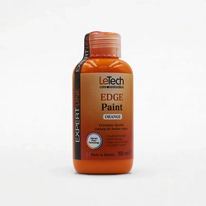 Leather Edge Paint Orange 100 ml by LeTech Canada