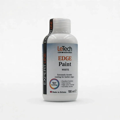 Leather Edge Paint White 100 ml by LeTech Canada