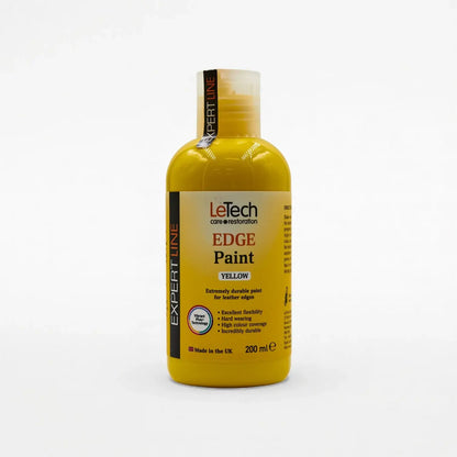 Leather Edge Paint Yellow 200 ml by LeTech Canada