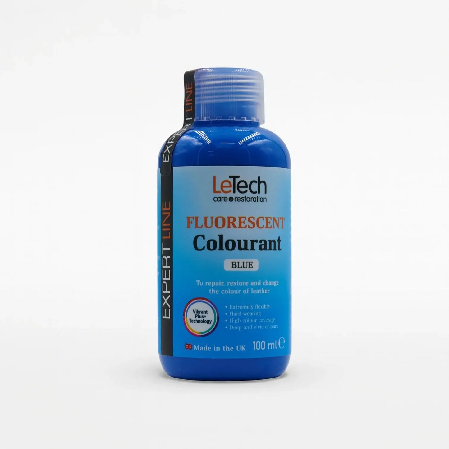 Leather Fluorescent Colourant - Multiple Colours Blue 100 ml by LeTech Canada
