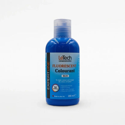 Leather Fluorescent Colourant - Multiple Colours Blue 200 ml by LeTech Canada