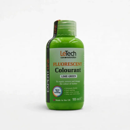 Leather Fluorescent Colourant - Multiple Colours Lime Green 100 ml by LeTech Canada