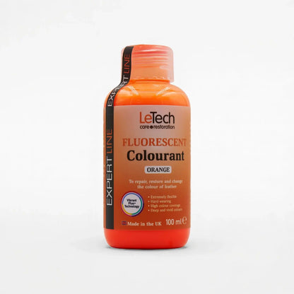 Leather Fluorescent Colourant - Multiple Colours Orange 100 ml by LeTech Canada