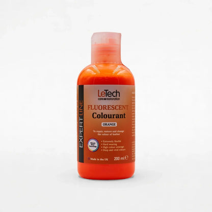 Leather Fluorescent Colourant - Multiple Colours Orange 200 ml by LeTech Canada