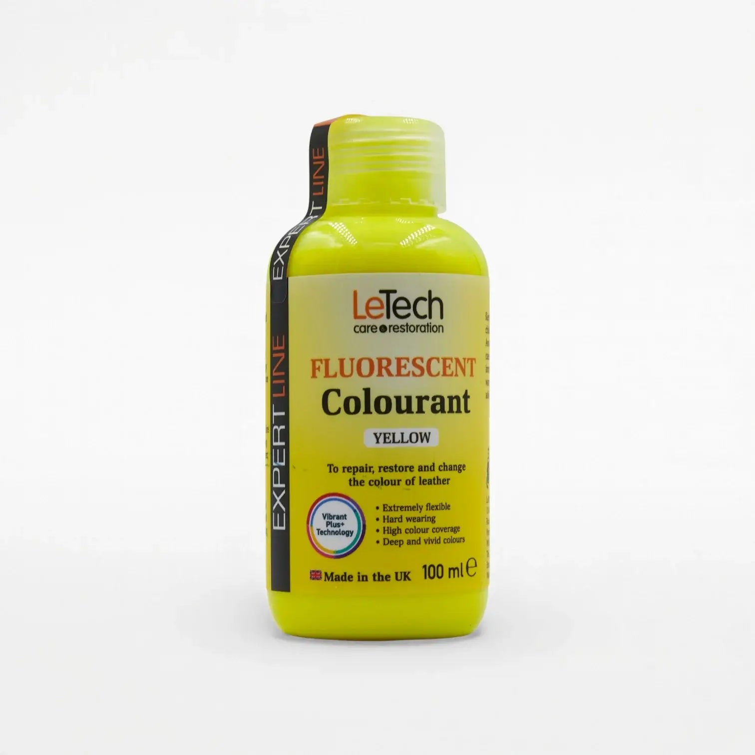 Leather Fluorescent Colourant - Multiple Colours Yellow 100 ml by LeTech Canada
