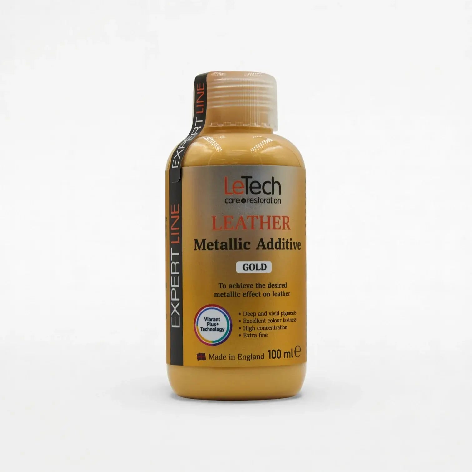 Leather Metallic Additive (5 colours) Gold 100 ml by LeTech Canada