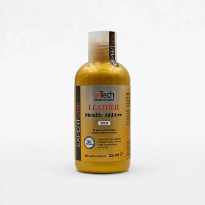 Leather Metallic Additive (5 colours) Gold 200 ml by LeTech Canada