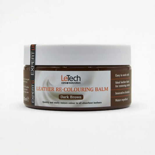 Leather Re-Colouring Balm Dark Brown by LeTech Canada
