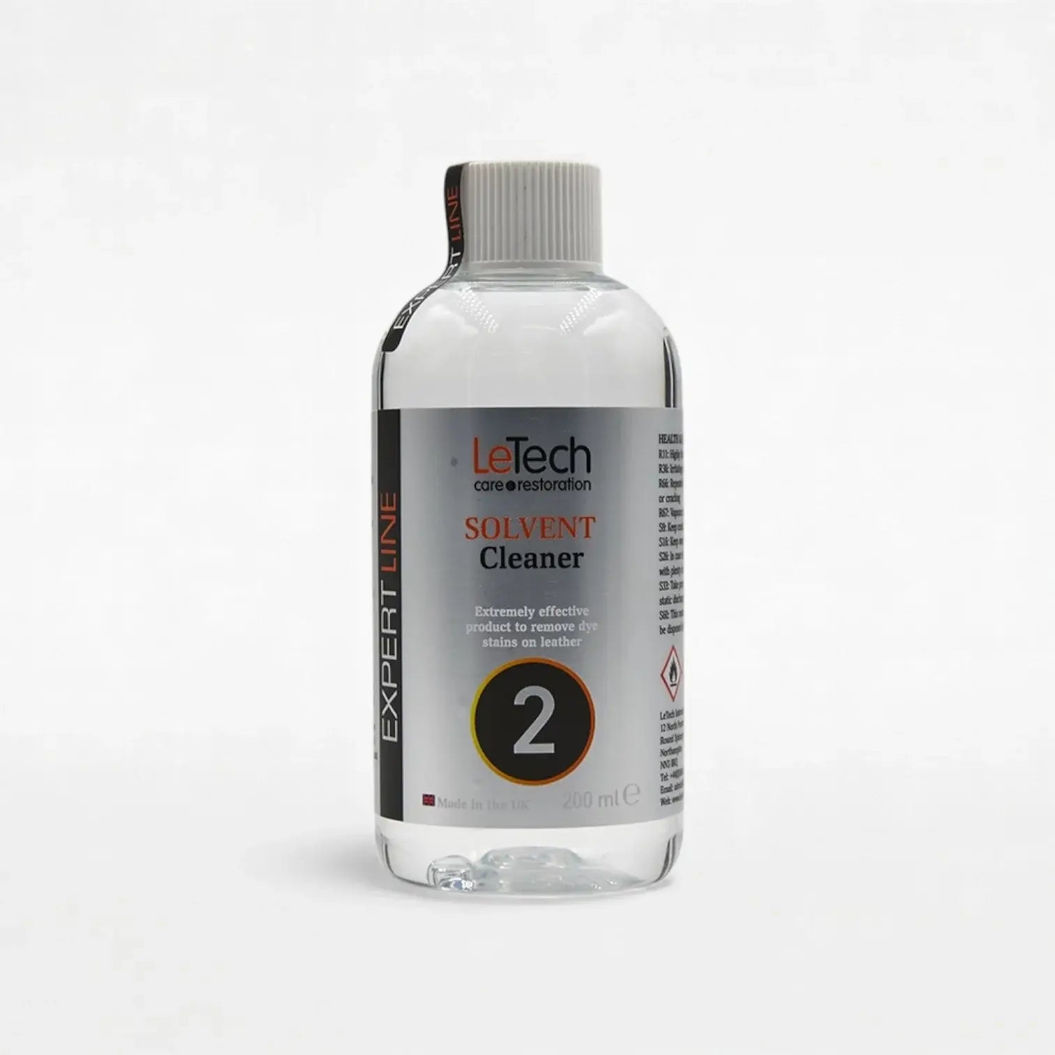Leather Solvent Cleaner 200 ml by LeTech Canada