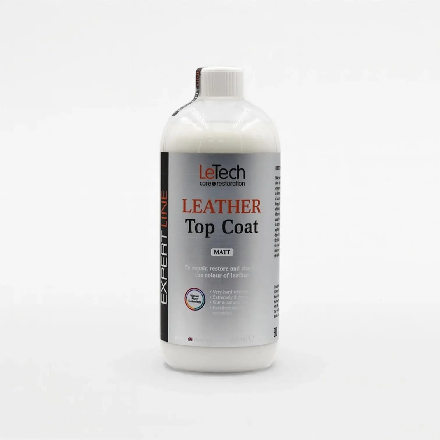 Leather Top Coat Matt 500 ml by LeTech Canada