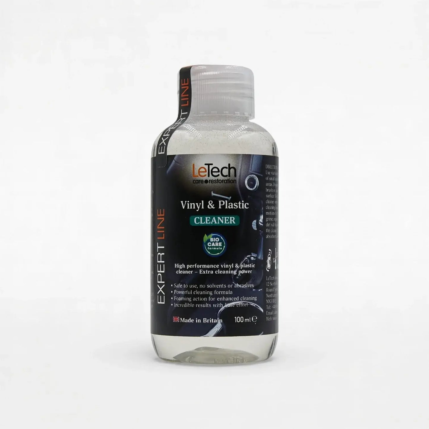 Vinyl and Plastic Cleaner 100 ml by LeTech Canada