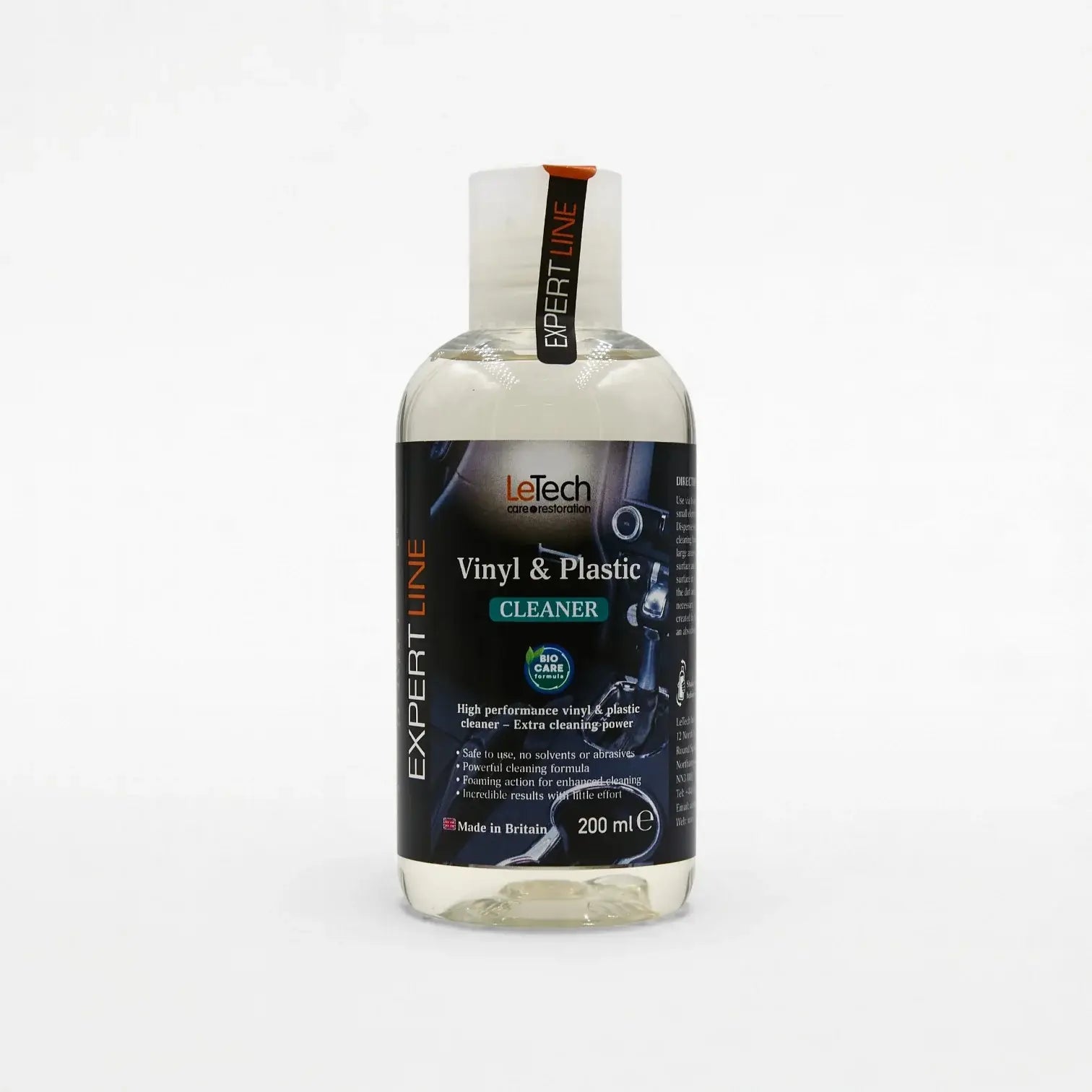Vinyl and Plastic Cleaner 200 ml by LeTech Canada