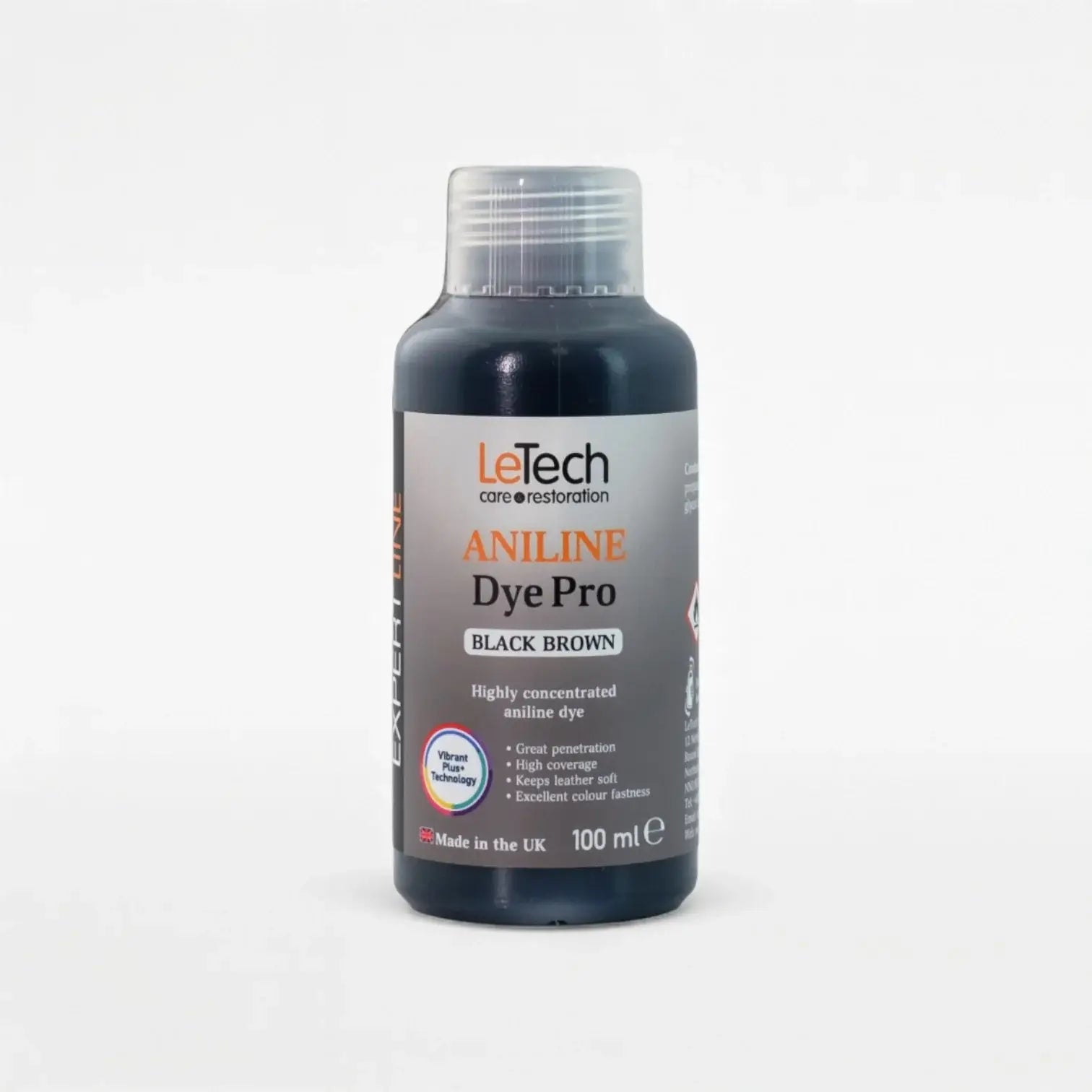 Leather Aniline Dye Black Brown by LeTech Canada
