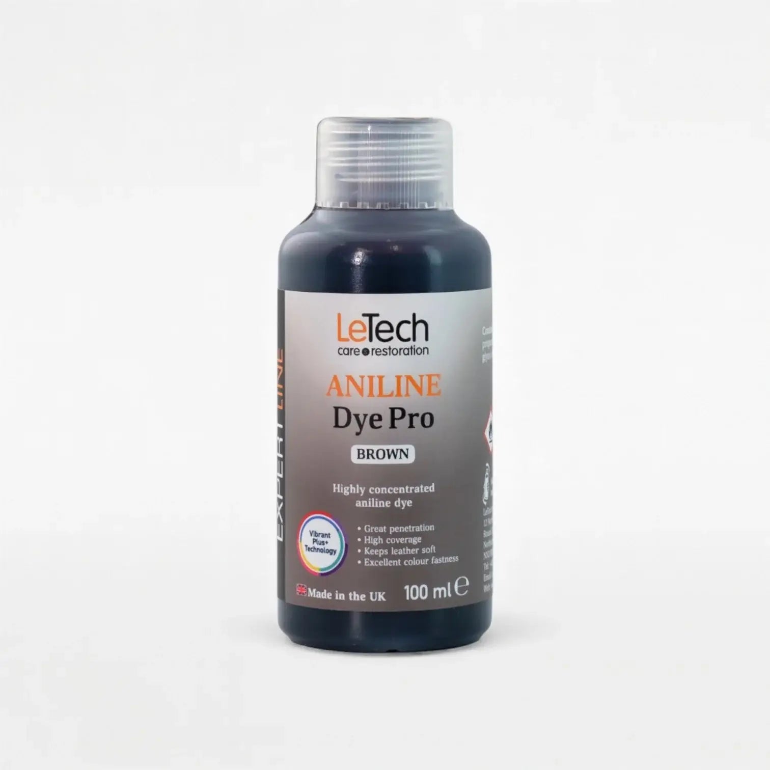 Leather Aniline Dye Brown by LeTech Canada