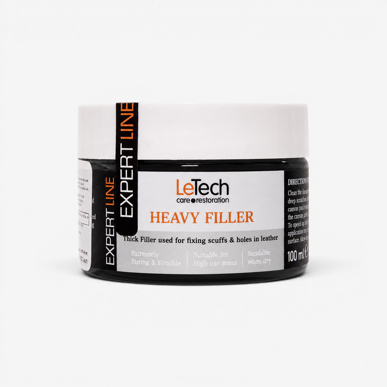 Leather Heavy Filler - Multiple Colours Black by LeTech Canada