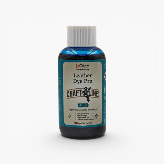 Craft Line - Leather Dye Pro - Multiple Colours Azure by LeTech Canada