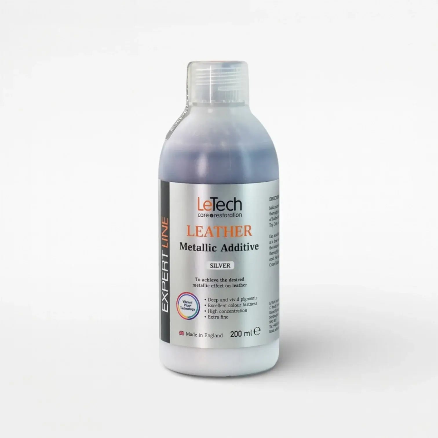 Leather Metallic Additive (5 colours) Silver by LeTech Canada